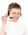 woman using headphone 